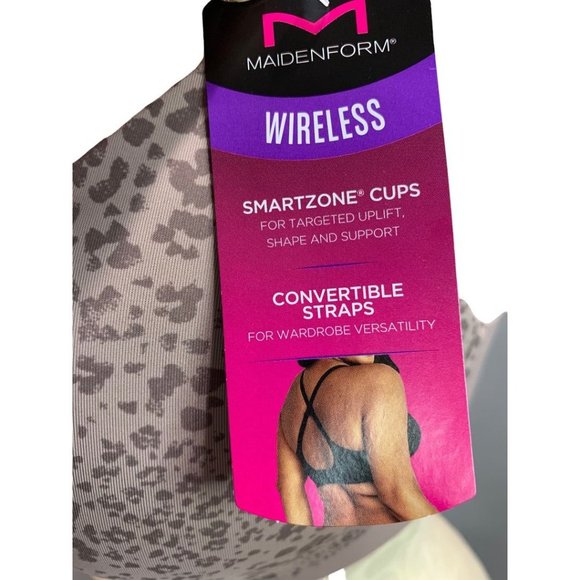 36C Maidenform DM2301 Wireless Smarzone Cups Convertible Straps Bra New - Picture 7 of 12